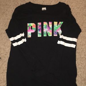 PINK long sleeve with open back